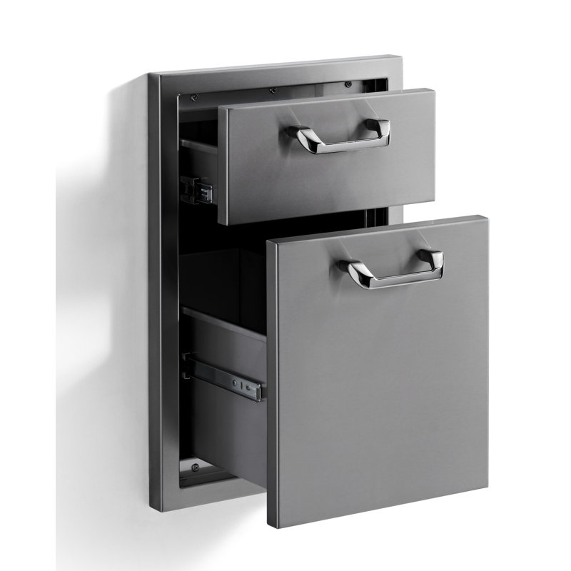 15.75'' Stainless Steel Drop-In Drawers
