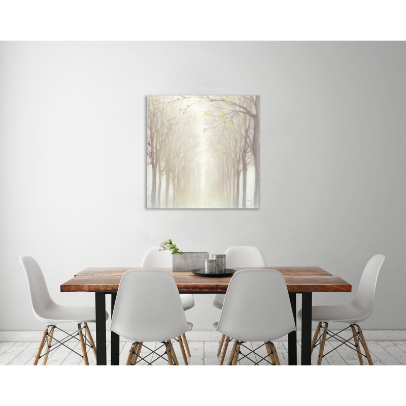 "Misty", toile tendue par Julia Purinton, H 48 po x l 48 po x P 1,5 po