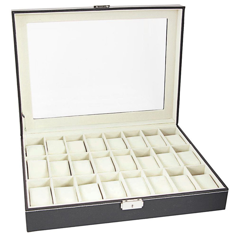 Wood Watch Box + Locking