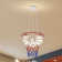 Isabelle & Max™ 60-watt 3-light White, Red And Blue Basketball Pendant Light