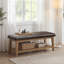 Banc de rangement rembourré l 43,3 po Hahnville-272540869