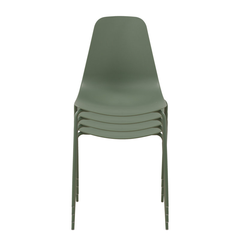 Isla Stackable Dining Chair (Set Of 4), Green