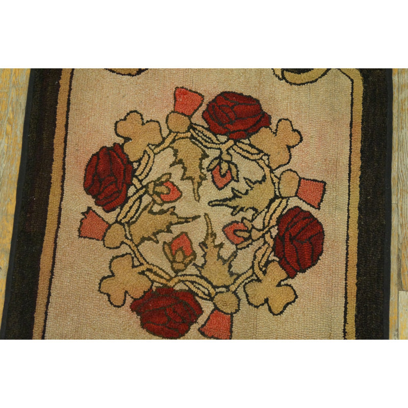 Hand Knotted Wool Floral Area Rug
