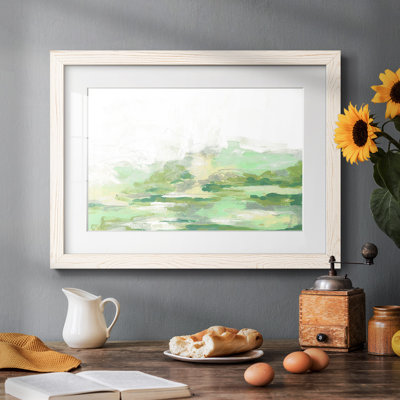 Green Mist Vista II, reproduction d'art encadrée