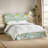 Finnin Upholstered Platform Bed with Washable Slipcover and Adjustable Headboard-98667682-98438964
