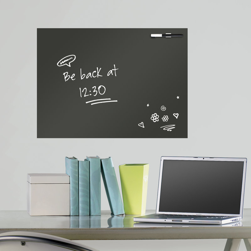 Décalcomanie murale tableau noir message wallpops