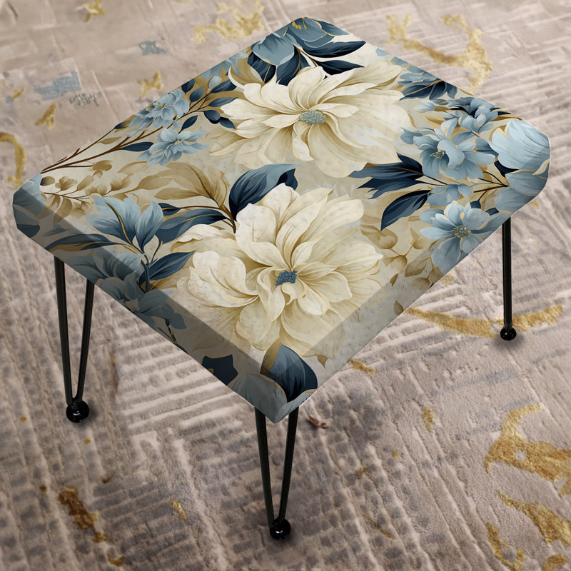 Repose-pieds contemporain contemporain Victorian Flourish