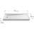 Salient 60" x 30" Cast Iron Rectangular Single Threshold Alcove Shower Base-66424046-10979468