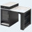 59.5" Kitchen Island with Extendable Dining Table, Kitchen Storage Table with Double-sided Storage, Kitchen Island with 2 Drawers, Power Outlet, Side Open Shelves, for Kitchen, Dining Room, Black-128964676