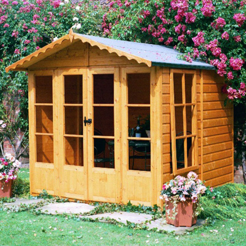 Finty 7 x 6 Ft Shiplap Summer House, Yes