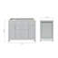 Base de meuble-lavabo simple Petrel-85027745