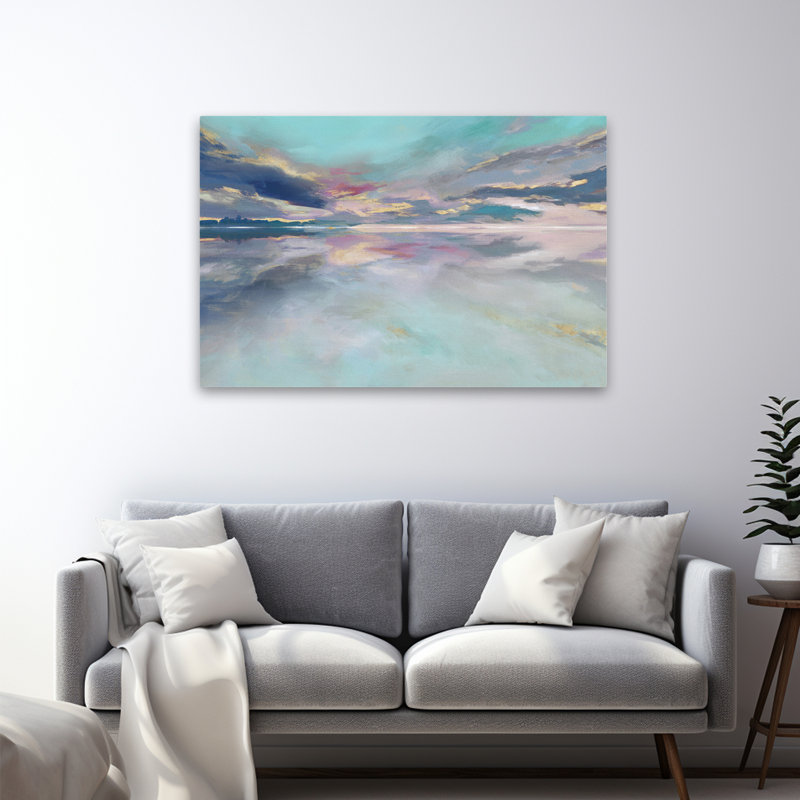 Paysage marin et horizon, H 32 po x l 48 po