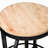 Swivel Adjustable Height Counter Stool with Metal Frame-721674826