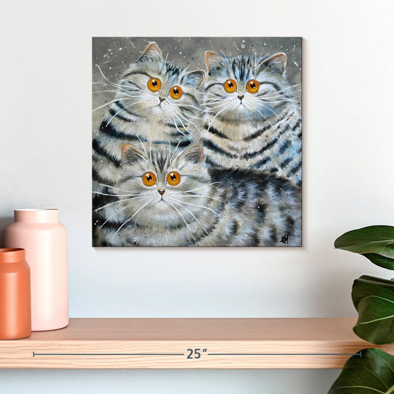Brampt Saphy Oakley And Oscar, 16" H x 16" W