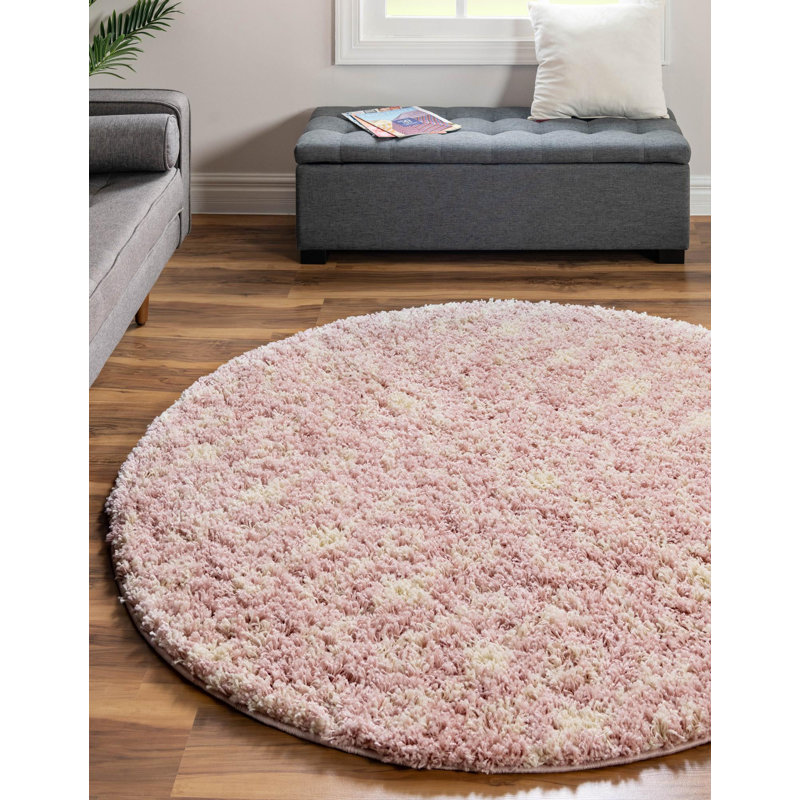 Griego Geometric Indoor Rug, Round 5'3"