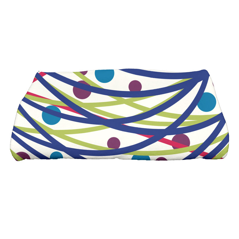 Serviette de bain en microfibre Briese, Bleu