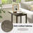 C-shaped Side Table with Heavy-duty Metal Frame-102957926