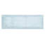 Tapis de bain 100% coton, 3000 g / m², bleu, 21 x 34 po, réversible, durabilité à long terme, coton bleu 21 x 34 po, fabrication supérieure, tapis antidérapant recommandé