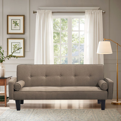 Futon avec matelas capitonné 71,6 po Ilta