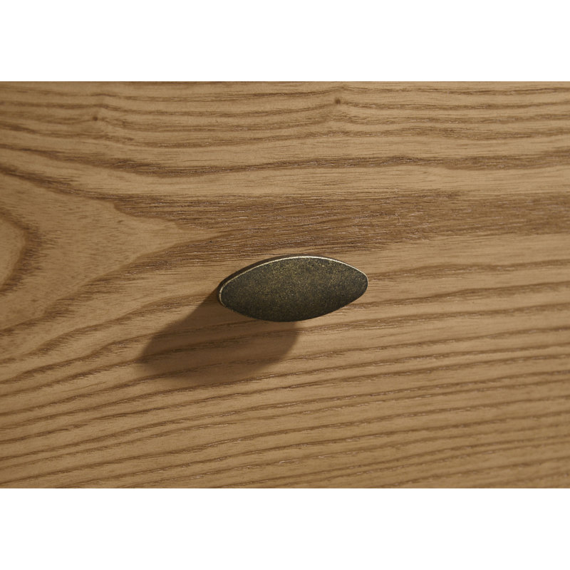Commode de chambre à coucher à 5 tiroirs Winston Light Ash