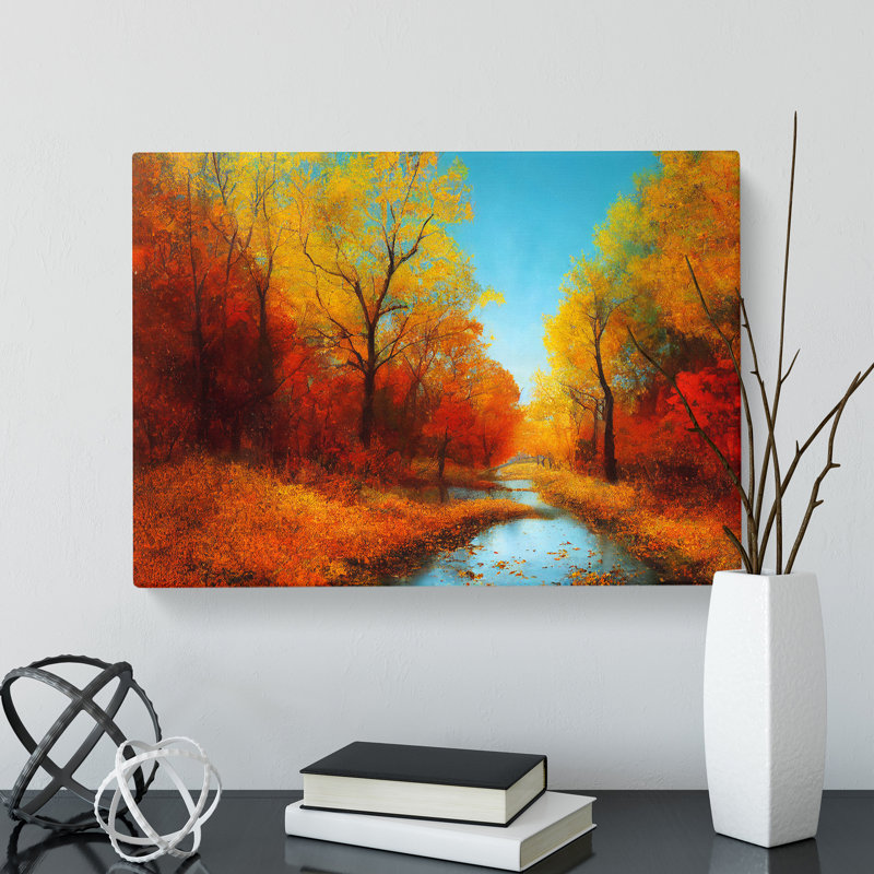Autumn Forest Beauty - Wrapped Canvas, 35cm H x 50cm W x 3cm D