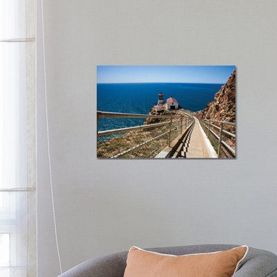 High Angle View of the Point Reyes Lighthouse, California 1 Piece Wrapped Canvas Wall Art