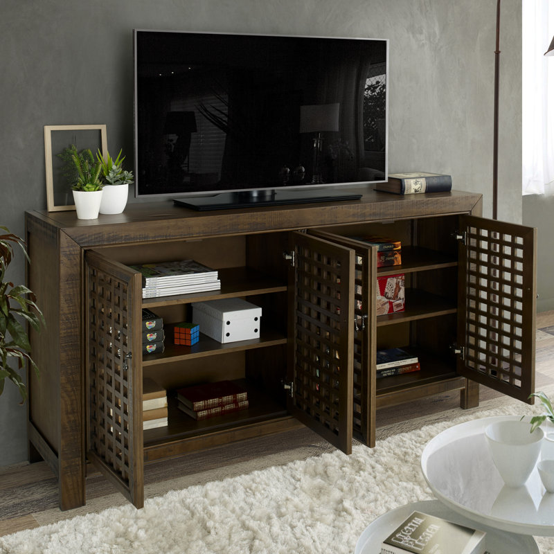 Avionce 70'' Solid Wood Sideboard, Mocha