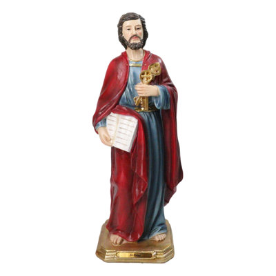 Apostle Disciple Of Jesus Saint Peter Holding Key of Heaven Figurine 12" Series