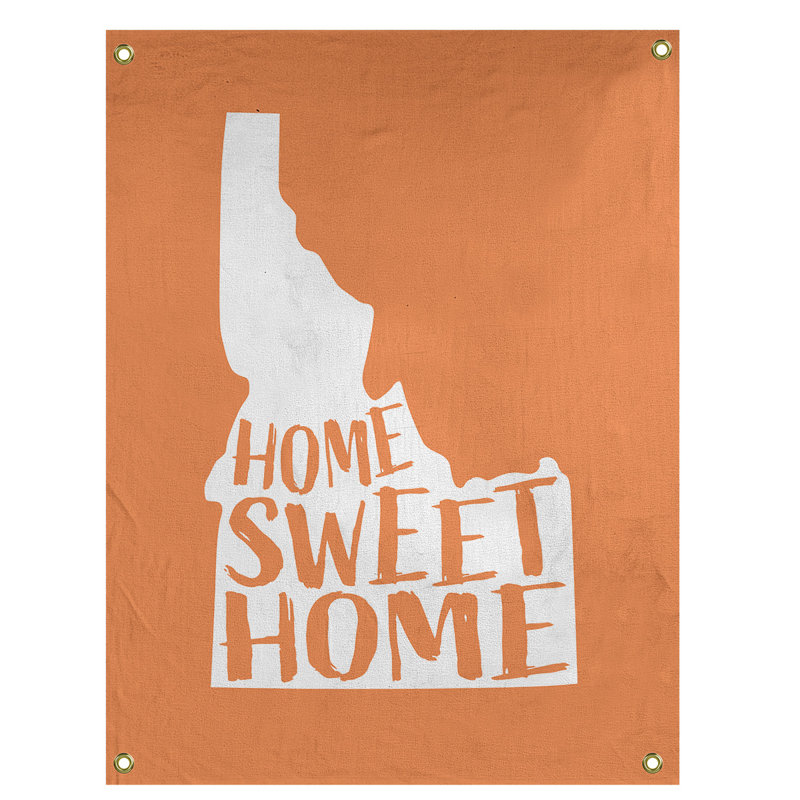 Tapisserie murale idaho doux pour la maison, H 36 po x l 26 po, Orange