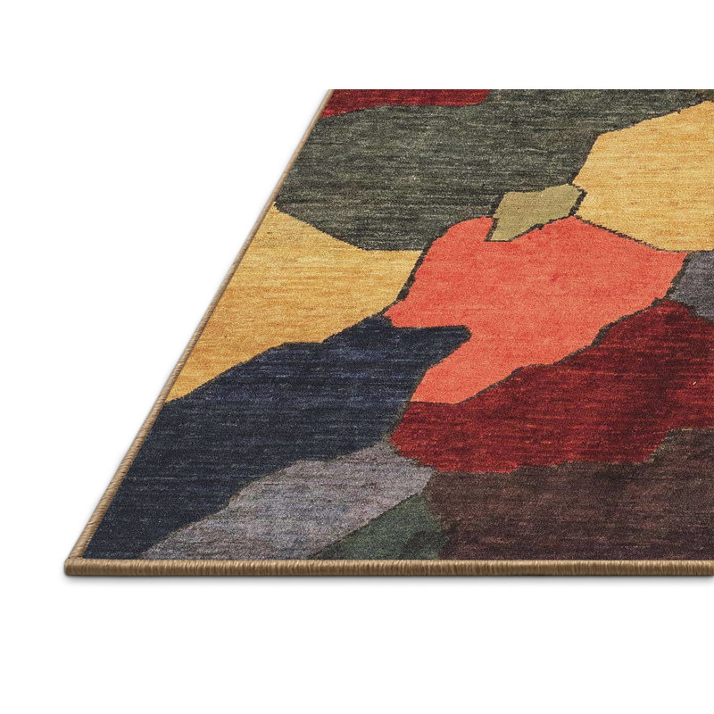 Abstract Indoor Rug, Rectangle 5' x 8'