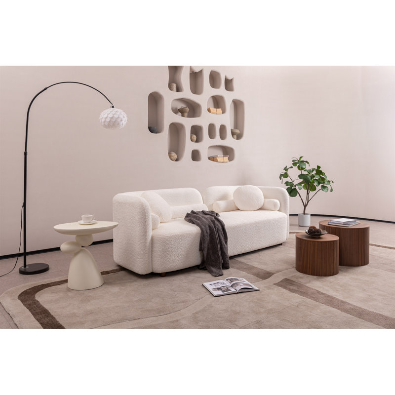 Stone End Table, Fibreglass Side Table, Modern Minimalist Corner Table, Coffee Table