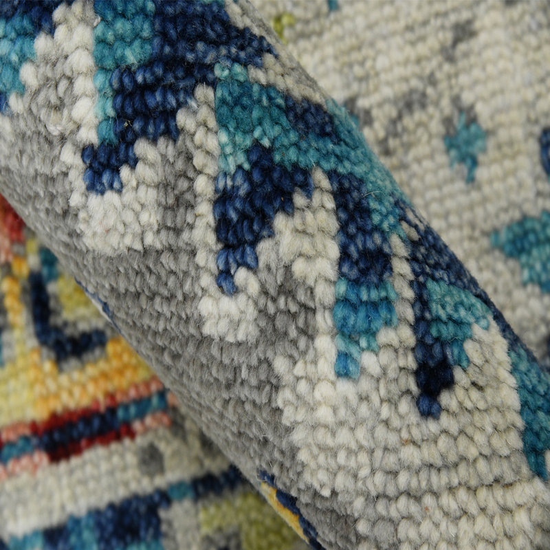 Wool Geometric Indoor Rug, Rectangle 8' x 10'