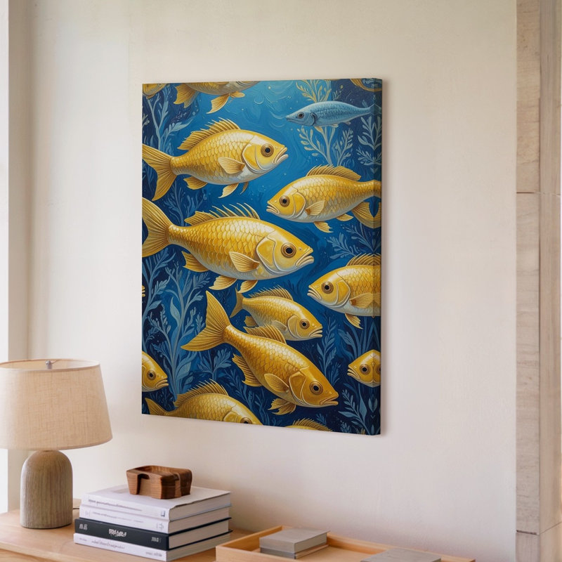 Golden Fish, H 12 po x l 9 po