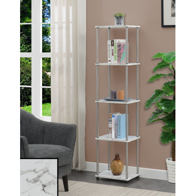 Edwin 63.25" H x 15.75" W Etagere No Tools Bookcase by Orren Ellis