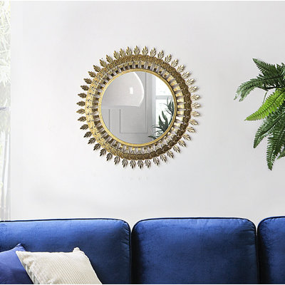 Cassian Metal Flat Wall Mirror