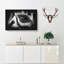 The Eye of a Zebra - Wrapped Canvas-56641992