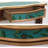 36.61" Blue Rectangular Solid Wood Console Table