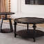 Table basse en bois massif personnalité personnalité