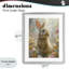 «Bunny Dreams Meadow», reproduction d'art sous verre, conception de Kim Allen-676152663-676152665