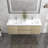 Auvillar 60 " W Wall Mounted Wall Mounted 2 Double Vanity Bathroom Vanity With Acrylic Top-1968594293