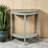 Justino Natural Oak & Gray Finish Console Table