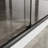 Double Sliding Shower Door. H Aluminum Framed Shower Enclosure With SGCC Clear Tempered Glass, Stainless Steel Hardware