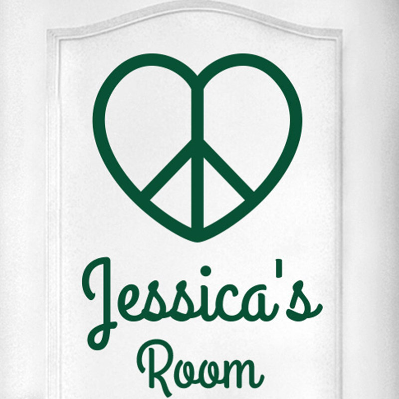 Wall Decal, Dark Green