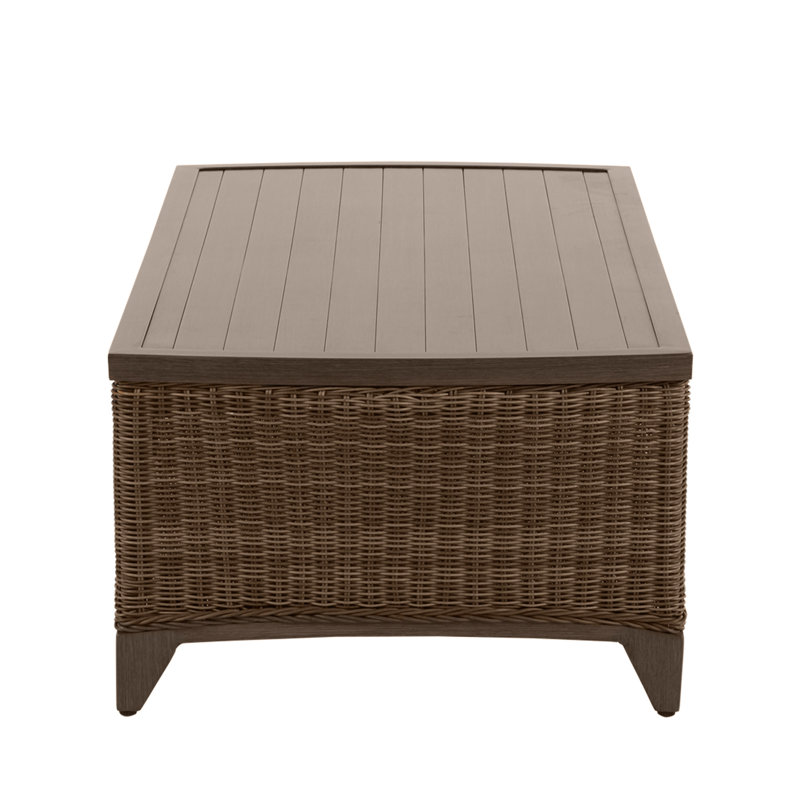 Astoria Outdoor Coffee Table, Raffia/Oak
