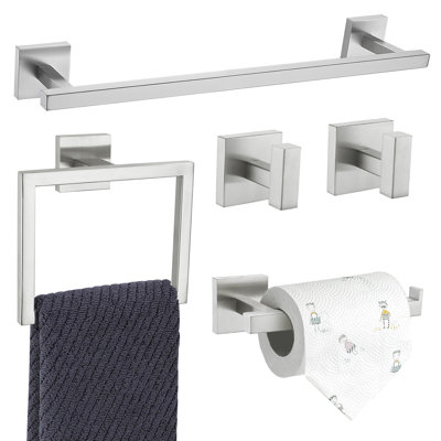 5 Piece Bathroom Hardware Set (set Of 5)