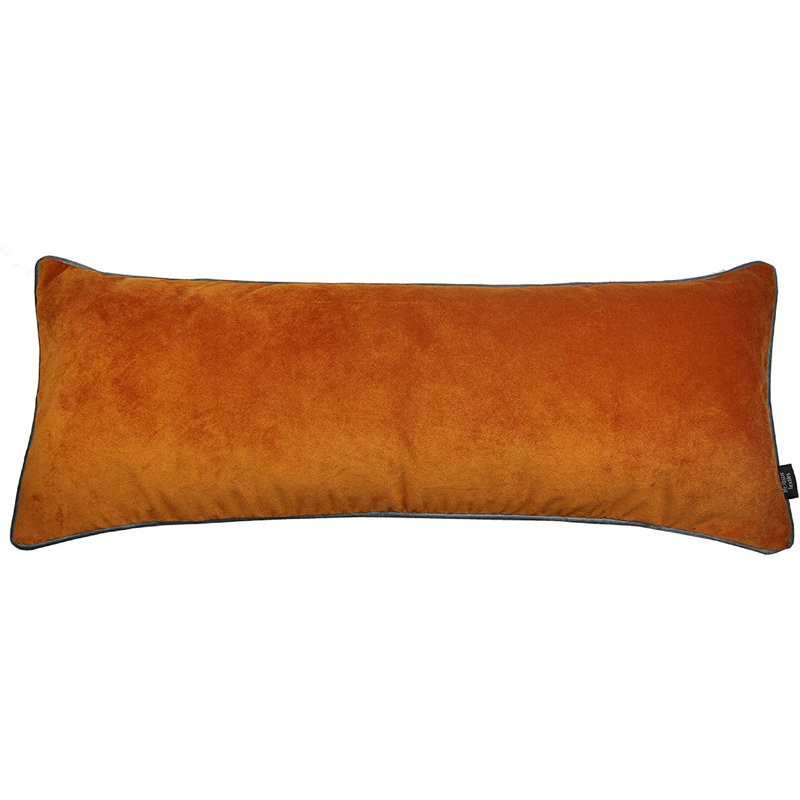 Rectangular Lumbar Cushion, Burnt Orange