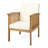 Club Chairs For Outdoor Use - Deep Seating And Cushions Wood With Comfortable Waterproof Lining