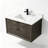 36" Transitional Floating Gray Oak Bath Vanity with 1" Engineered Marble Top-1306221240