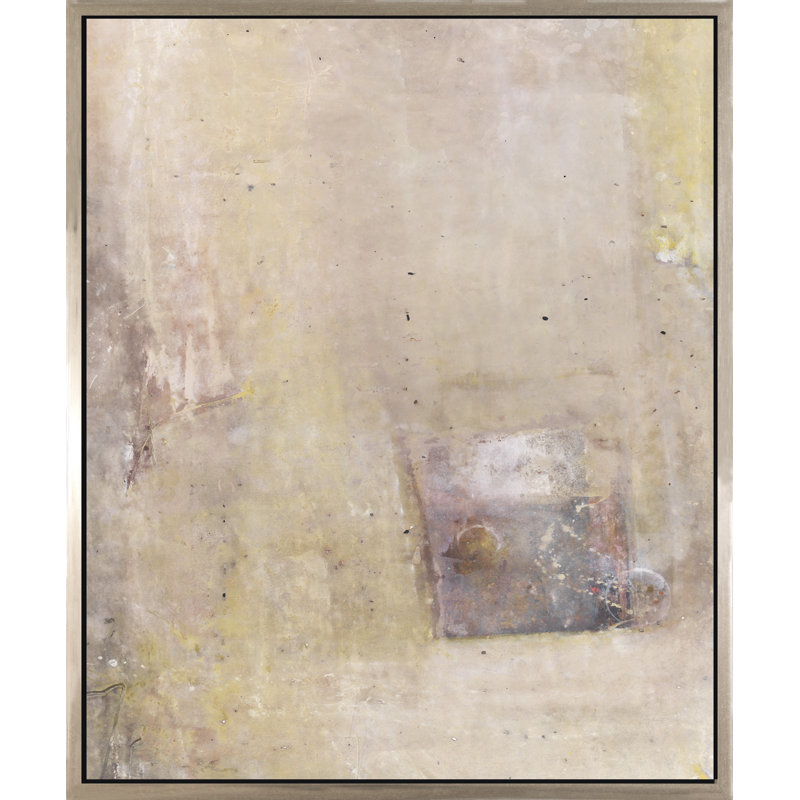«Waiting Space II», peinture sur toile à cadre flottant