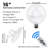 16 in. White Digital Wall Mount Fan with Remote Control 3-Speed-3 Oscillating Modes 72 in. Power Cord, ETL Certified